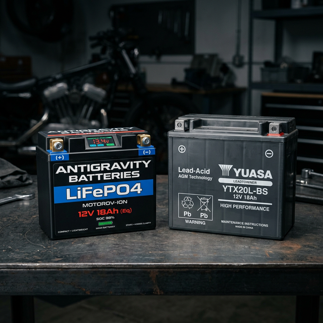Batterie Moto Lithium vs Plomb : Avantages et Pièges