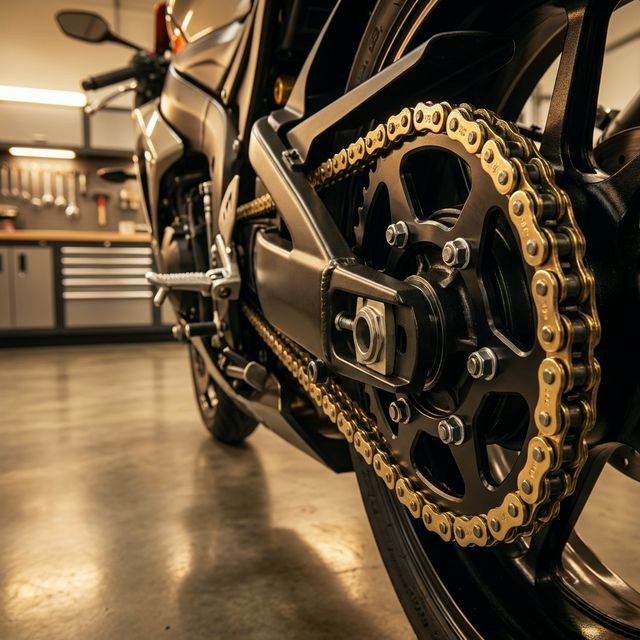 Entretien Chaîne Moto : Graissage, Tension et Durée de Vie